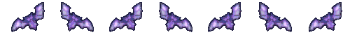 purple bats divider