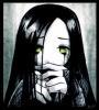 crying goth girl