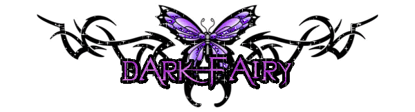 dark fairy evanescence font glittery butterfly