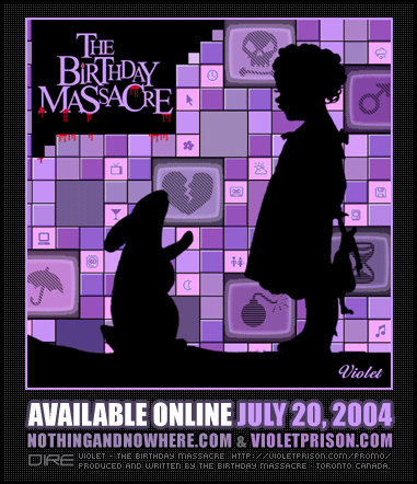 the birthday massacre violet poster