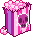 Pink spooky popcorn