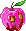 Pink apple lantern
