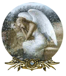 angel snowglobe